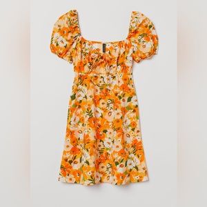 H&M puff sleeved dress, size XL